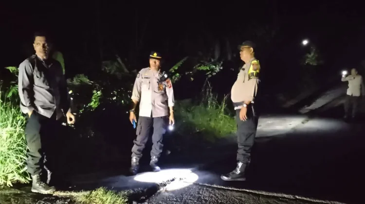 Jaga Kamtibmas, Polsek Hiliduho Gelar Patroli Malam