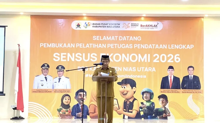 Pemkab Nias Utara Dukung Pelatihan Tahap III Sensus Ekonomi 2026 untuk Data Akurat