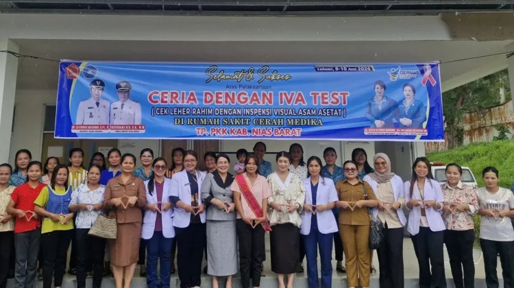 Pelaksanaan Kegiatan Cek Leher Rahim di RS Cerah Medika Nias Barat