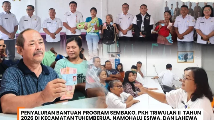 Dinsos Nias Utara Monitoring Penyaluran Bansos Sembako dan PKH Triwulan II 2026