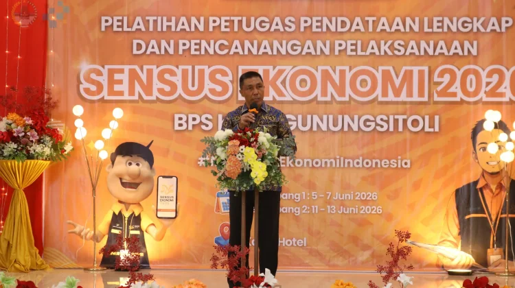 Data Berkualitas, Wawako Gunungsitoli Canangkan Sensus Ekonomi 2026