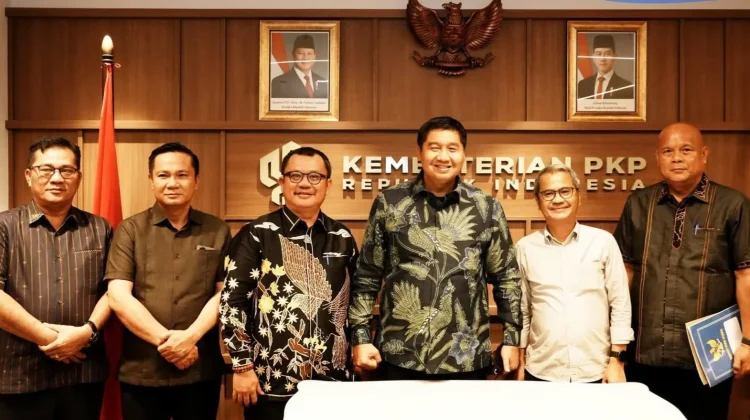 Menteri PKP RI Terima Kunjungan Forkada Kepulauan Nias