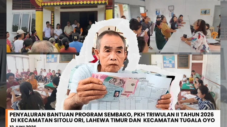 Dinsos Nias Utara Monitoring Penyaluran Sembako,Tegaskan Bantuan tanpa Potongan