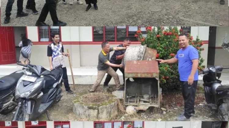 Aksi Gotong Royong FKIP UNIAS di Lingkungan Kampus