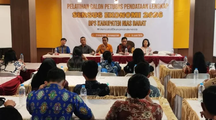 Pemkab Nias Barat Buka Pelatihan Petugas Sensus Ekonomi 2026
