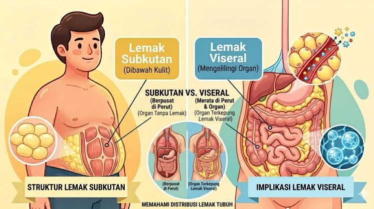 Lemak Subkutan dan Lemak Viseral, Apa Perbedaannya?
