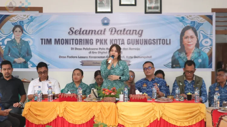 Perkuat PAAREDI, TP-PKK Gunungsitoli Monitoring Desa Binaan
