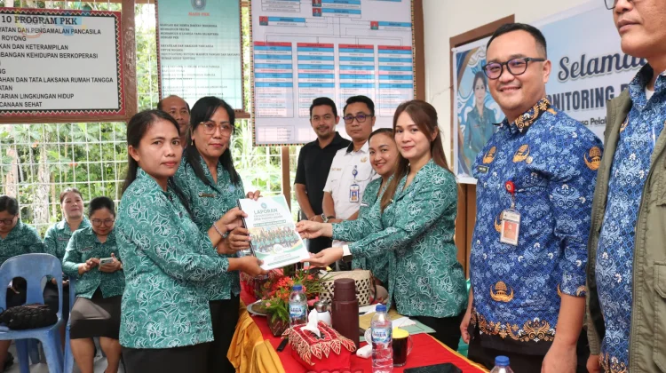 Perkuat PAAREDI, TP-PKK Gunungsitoli Monitoring Desa Binaan