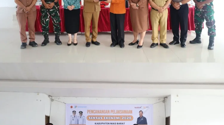 Bupati Nias Barat Jadi Responden Perdana Sensus Ekonomi 2026