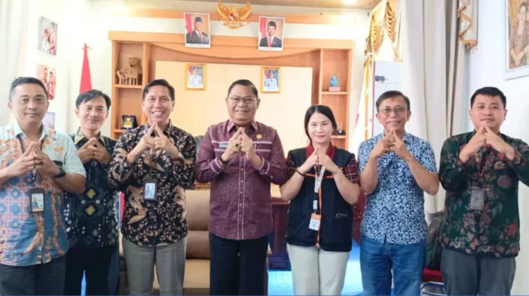 Wakil Bupati Nias Barat Terima Kunjungan BPS dan Petugas Sensus