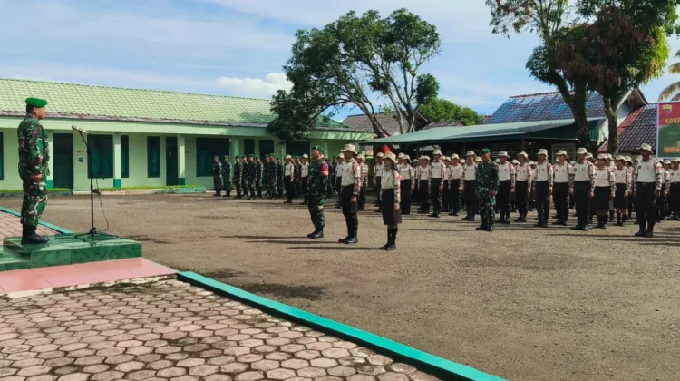 Kodim 0213/Nias Bina 250 Kadet Perkuat Jiwa Bela Negara