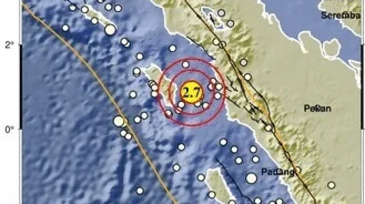 Periode 12 -18 Juni 2026, BMKG Gunungsitoli Catat 27 Kejadian Gempabumi