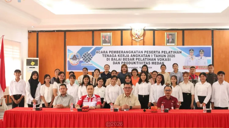 Pemkot Gunungsitoli Berangkatkan Peserta Pelatihan Tenaga Kerja Angkatan I