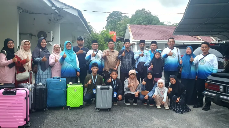 Kontingen FASI DPD BKPRMI Kota Gunungsitoli Tiba di Pematangsiantar