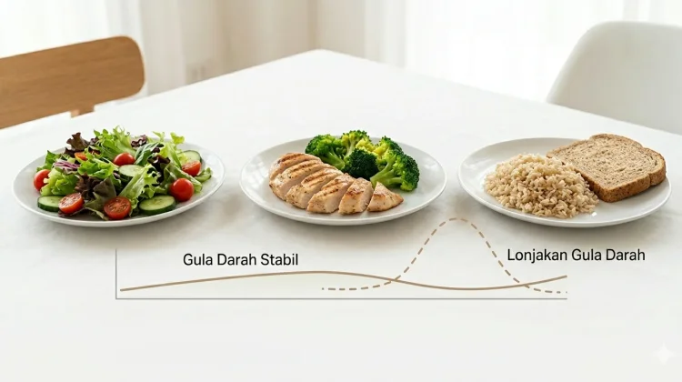 Urutan Makan ternyata Berpengaruh pada Lonjakan Gula Darah