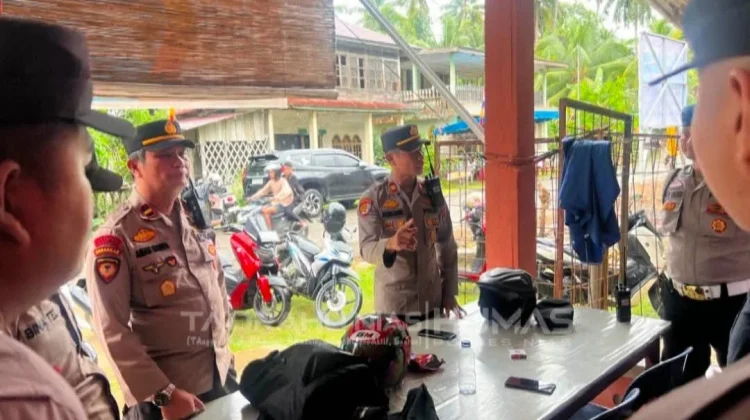 Personil Polres Nias Kawal Kunjungan Ibu Gubernur Sumut di Tuhemberua
