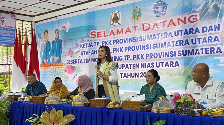 TP PKK Provinsi Sumut Monitoring Administrasi PKK di Desa La’aya