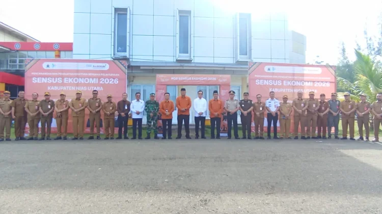 Bupati Nias Utara Canangkan Sensus Ekonomi 2026