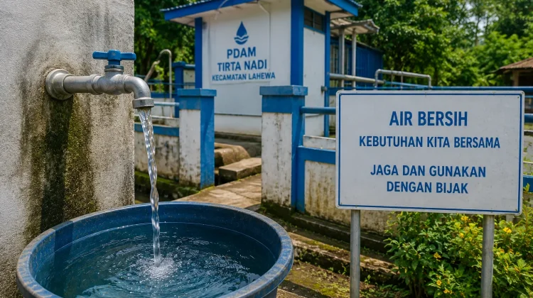 Camat Lahewa Soroti Kualitas Air Bersih yang Dikeluhkan Warga