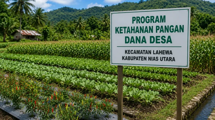 Camat Lahewa Minta Dana Desa Prioritaskan Ketahanan Pangan