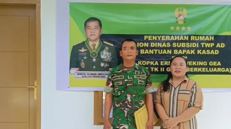 Prajurit Cacat akibat Tugas Terima Rumah dari KASAD
