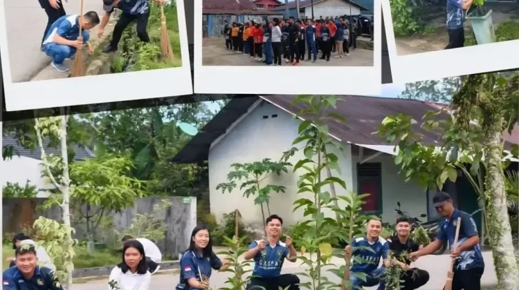 Pegawai Lapas Kelas IIB Gunungsitoli Ikuti Gotong Royong Bersama Pemko Gunungsit