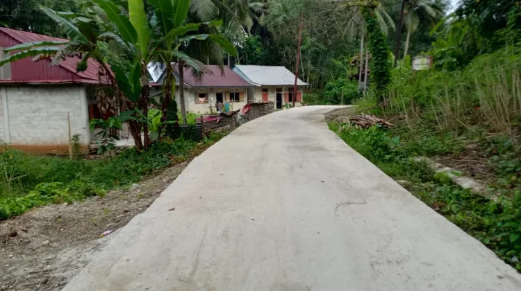 TNI AD Rampungkan Jalan Rabat Beton 1,25 Km di Nias Selatan