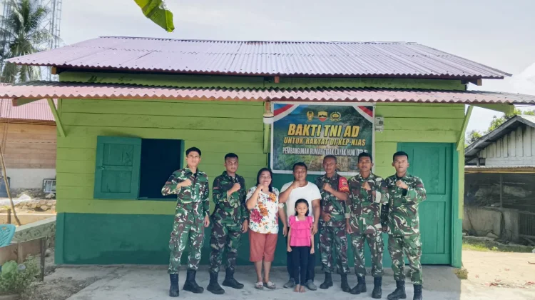 Rumah Baru Linus Fahuwasa Wau Jadi Bukti Manfaat RTLH TNI AD