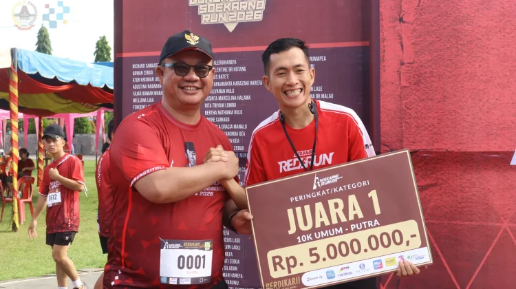 Ratusan Pelari Ikuti Soekarno Run 2026 di Gunungsitoli