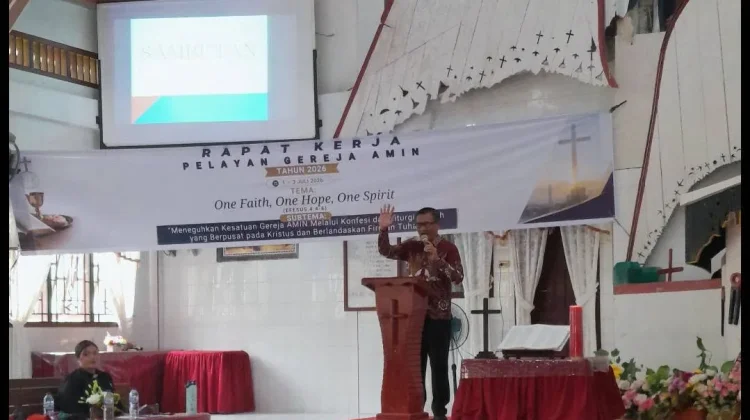 Kemenag Gunungsitoli Hadiri Raker Pendeta dan Guru Jemaat Gereja Amin