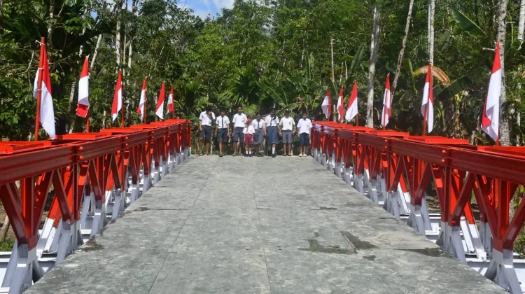 Jembatan Modular Baru Dorong Mobilitas dan Ekonomi Warga Nias Utara