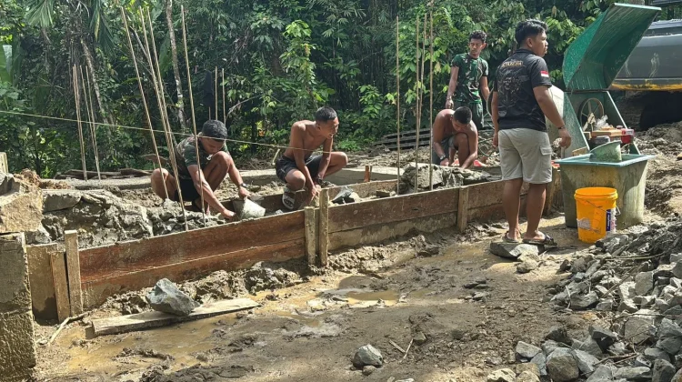 Pembangunan Jembatan Modular Sungai Bawoni Capai 95 Persen