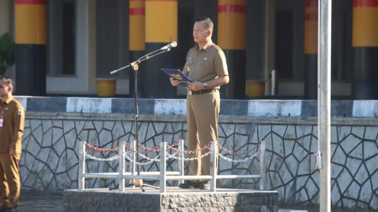 Wabup Yusman Zega Jadi Inspektur Upacara Bendera, Berikut Arahannya