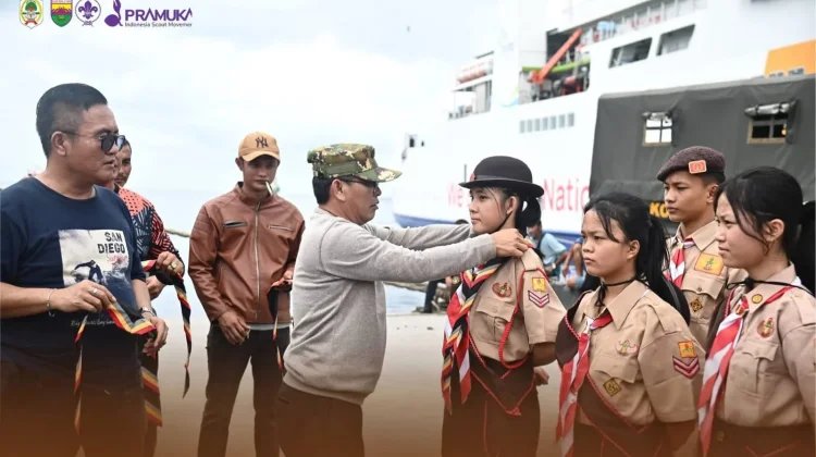 Meski Anggaran Terbatas, Kwarcab Gerakan Pramuka Nias Ikuti Jambore Daerah XI