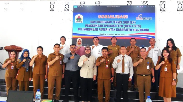 Pemkab Nias Utara Gelar Bimtek Aplikasi New e-STS Bersama Bank Sumut