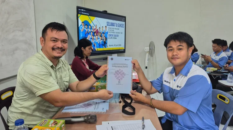 Peserta TMT Content Creator LPK ZIONA Apresiasi Instruktur dan BBPVP