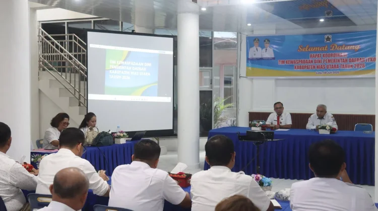 Pemkab Nias Utara Perkuat Deteksi Dini lewat Rakor TKDPD