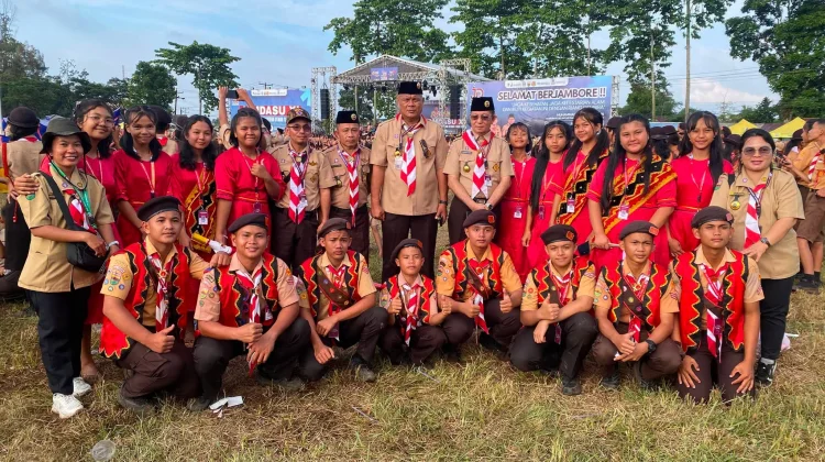 Bupati dan Wakil Bupati Nias Utara Hadiri Pembukaan Jamda XI Pramuka Sumut 2026