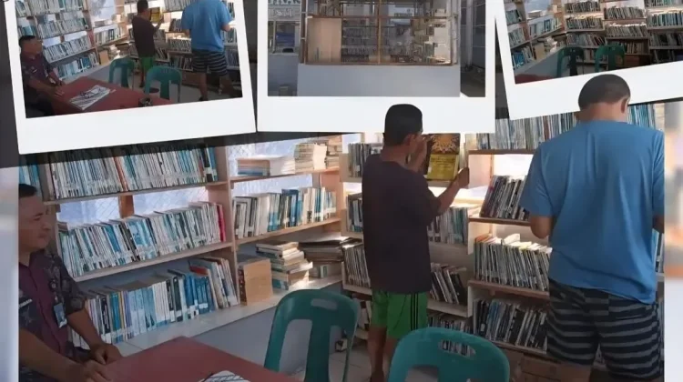 Warga Binaan Manfaatkan Layanan Perpustakaan Lapas Kelas IIB Gunungsitoli