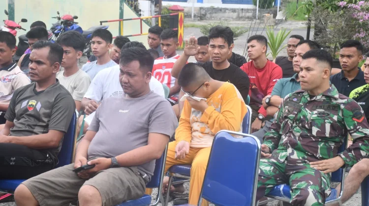 Kodim Gelar Nobar Argentina-Swiss Pererat Kebersamaan TNI dan Masyarakat