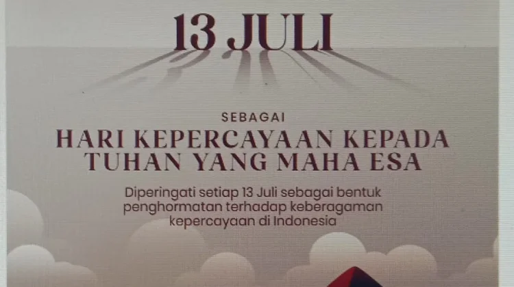 Setiap 13 Juli Ditetapkan Sebagai Hari TYME