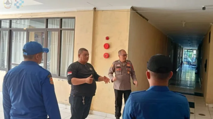 Damkar Gunungsitoli Tinjau Proteksi Kebakaran Polres Nias