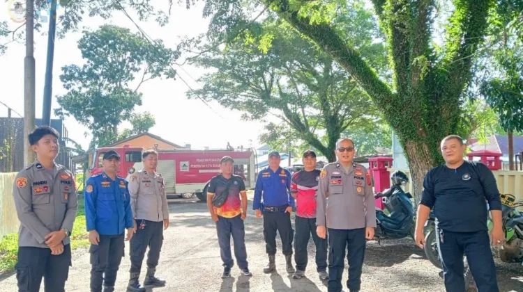 Damkar Gunungsitoli Tinjau Proteksi Kebakaran Polres Nias