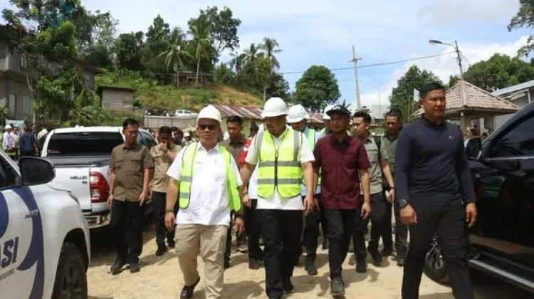 "Gubernur Sumut Tinjau Progres Pembangunan SMA Sukma Nias"