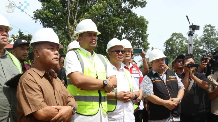 "Gubernur Sumut Tinjau Progres Pembangunan SMA Sukma Nias"