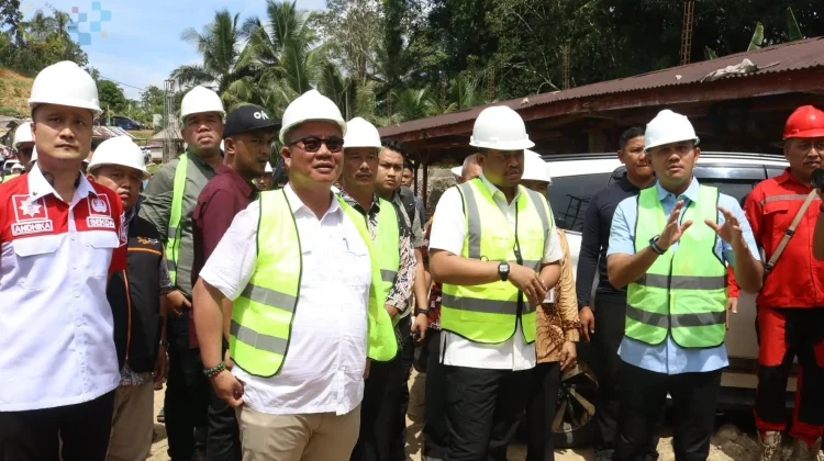 "Gubernur Sumut Tinjau Progres Pembangunan SMA Sukma Nias"