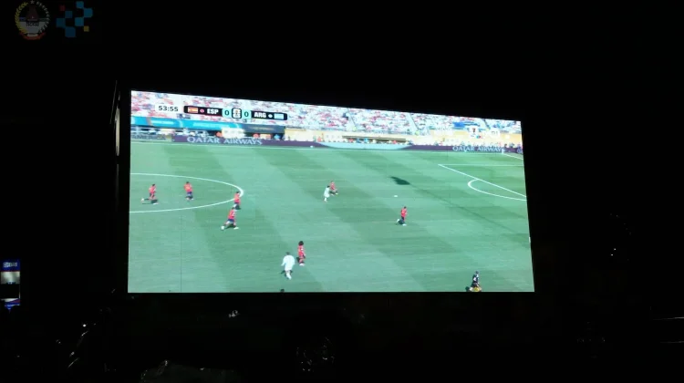 Kebersamaan Warnai Nobar Final Piala Dunia di Gunungsitoli
