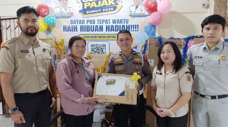 UPTD PPD Gunungsitoli Serahkan Hadiah Gebyar Pajak Sumut 2026 untuk 11 Warga Nias