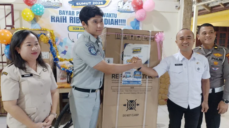 Pemenang Gebyar Pajak Sumut 2026 di Gunungsitoli Ajak Warga Taat  Pajak Kendaraan