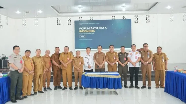 Wabup Yusman Zega Buka Forum Satu Data Indonesia Tingkat Kabupaten Nias Utara 2026